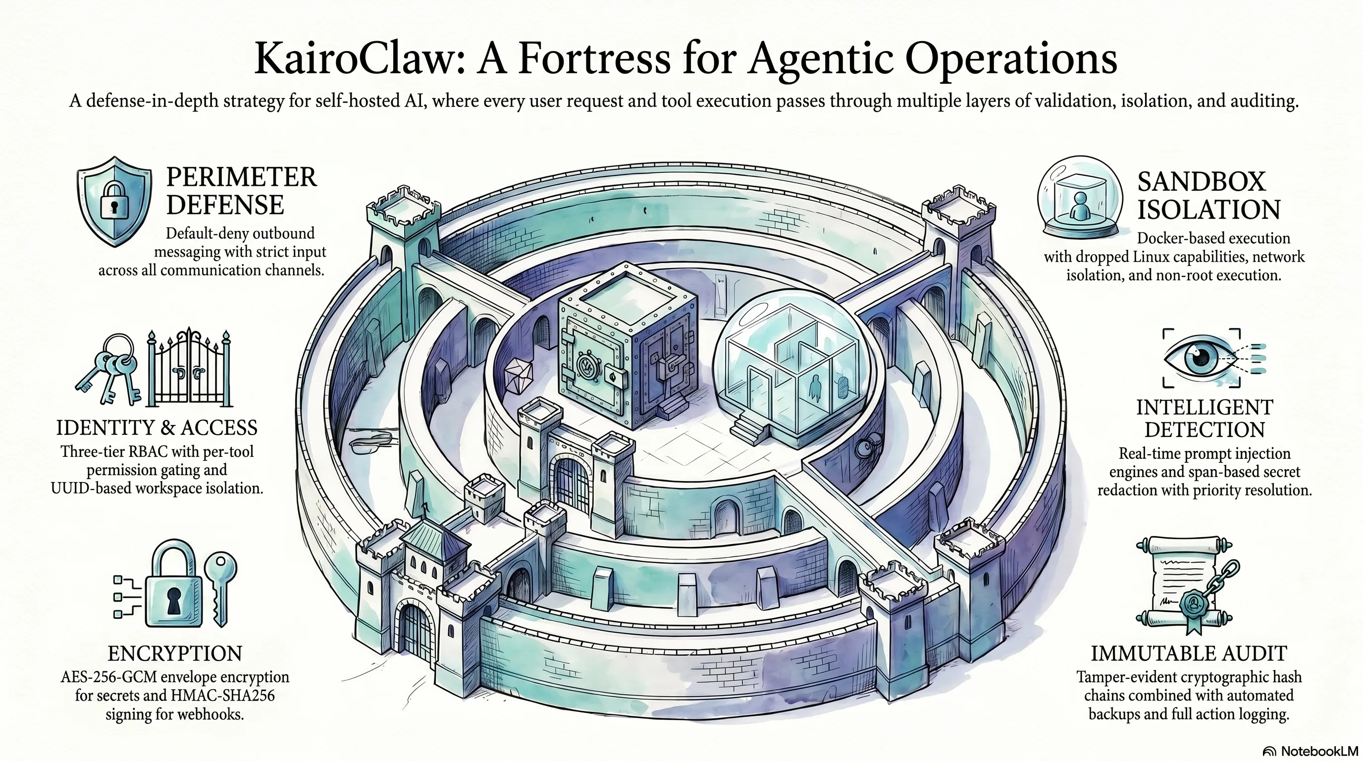 KairoClaw Multi-Layered Security Architecture